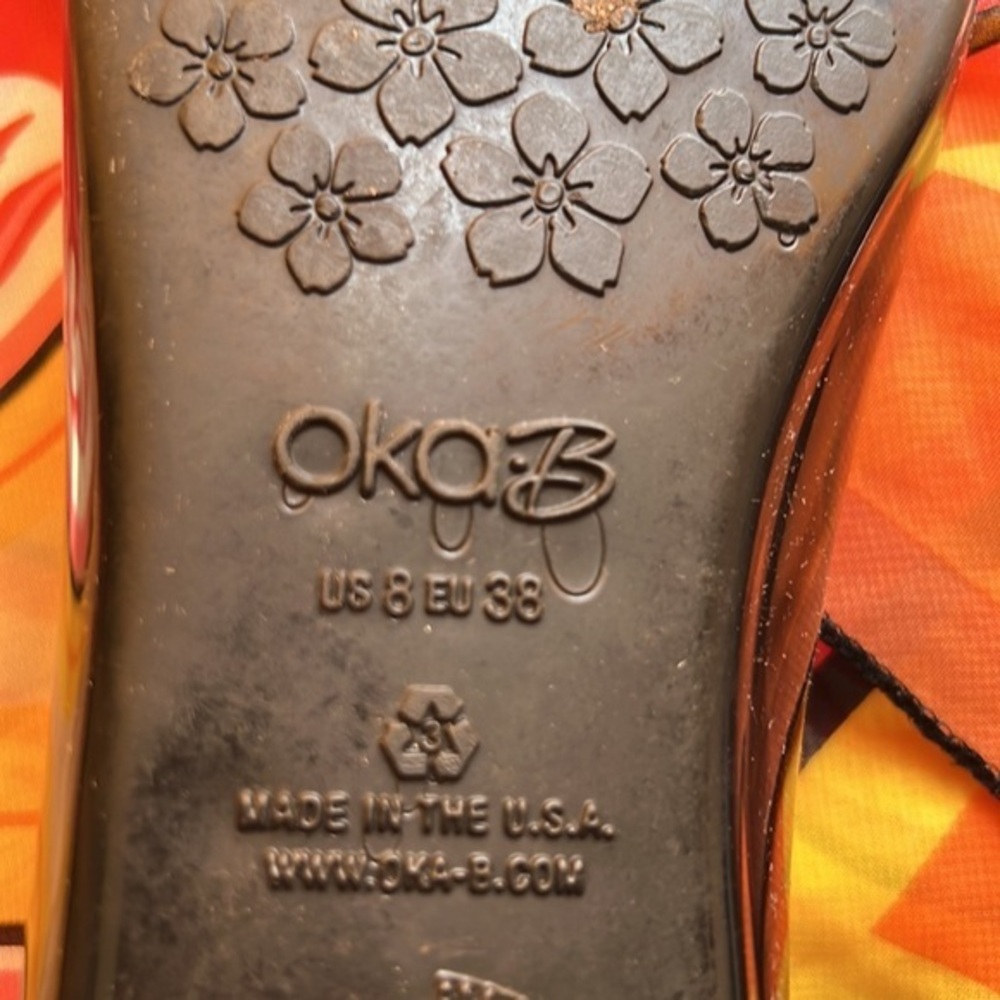 Oka B flat‎ ballet slip on rubber size US 8 EU 38 - Picture 8 of 11